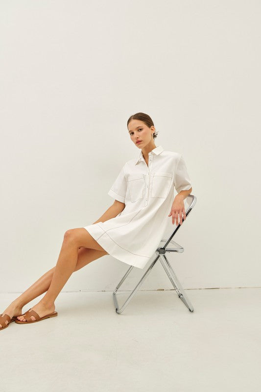 DRESS WHITE