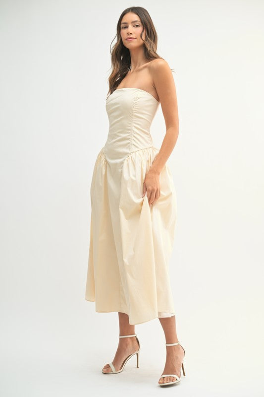 DRESS ECRU