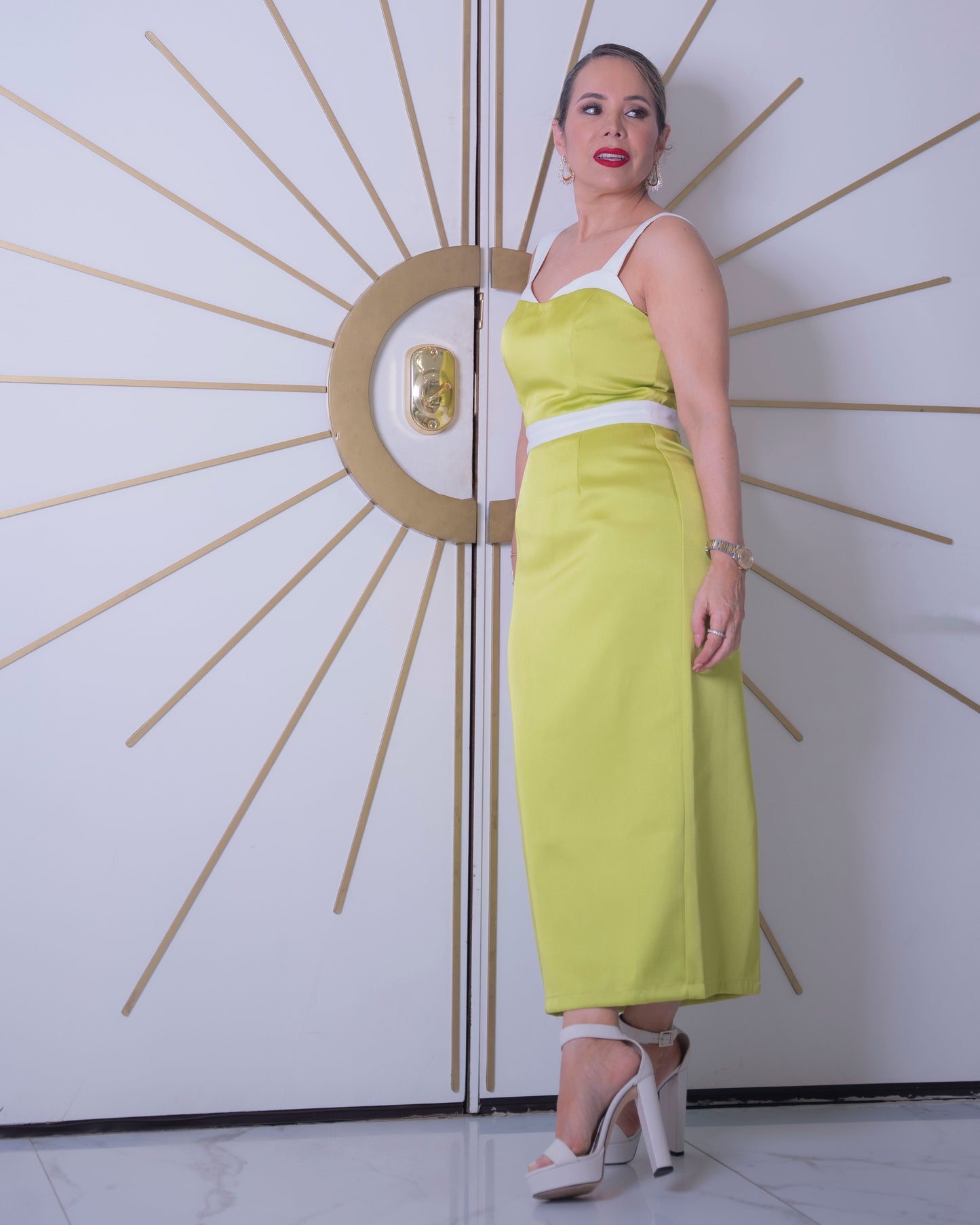 DRESS LIME/WHT