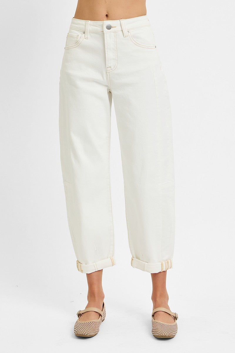 JEANS BARREL CREAM