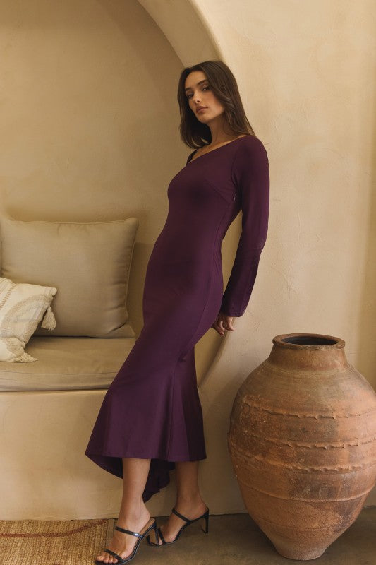 DRESS PLUM