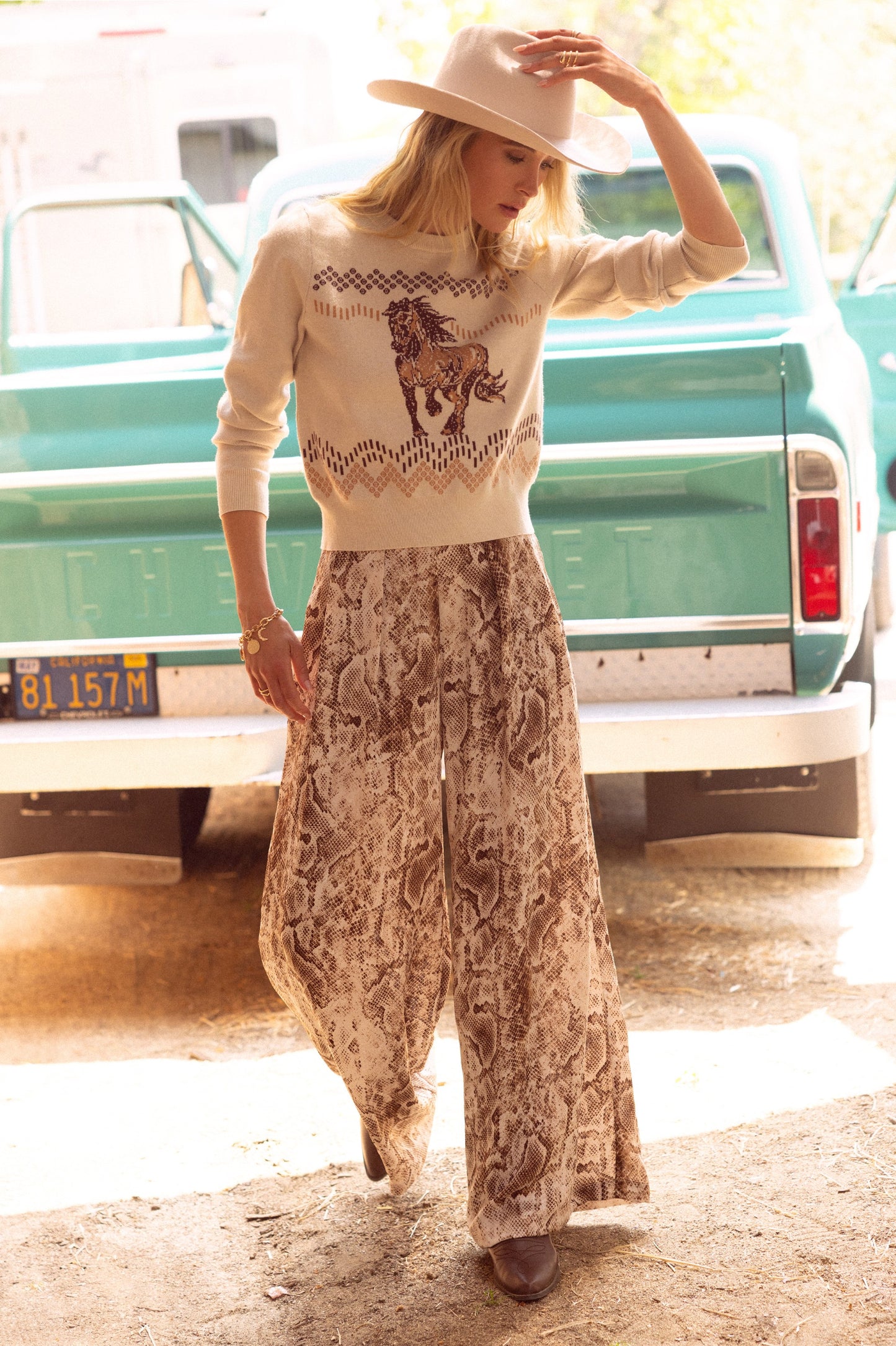 PANTS BROWN