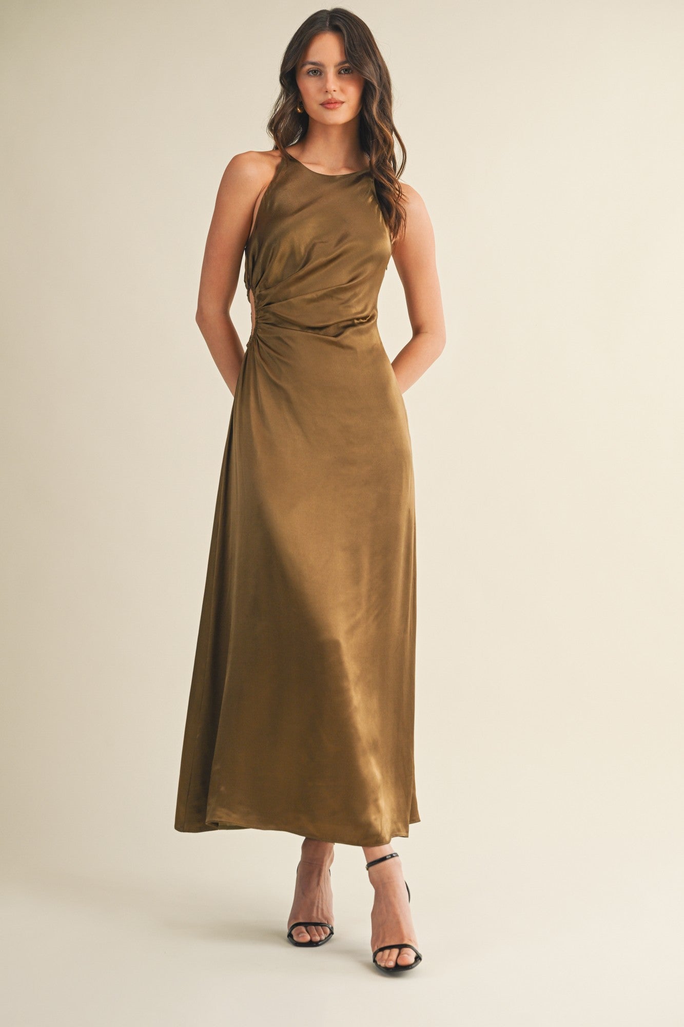 DRESS OLIVE