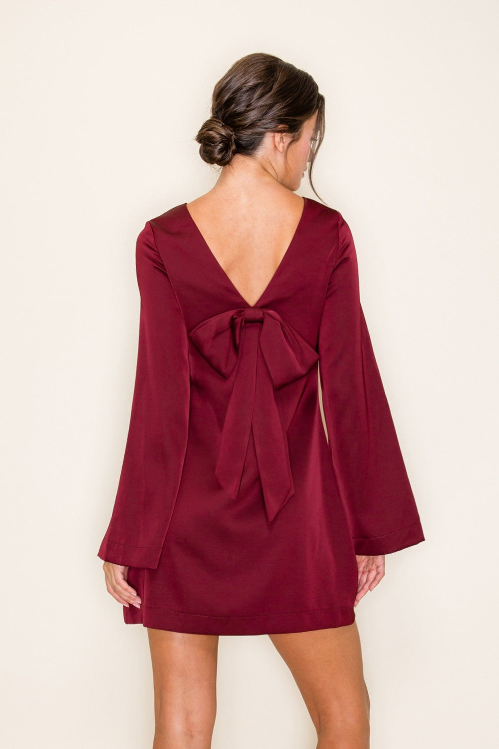 DRESS BURGUNDY