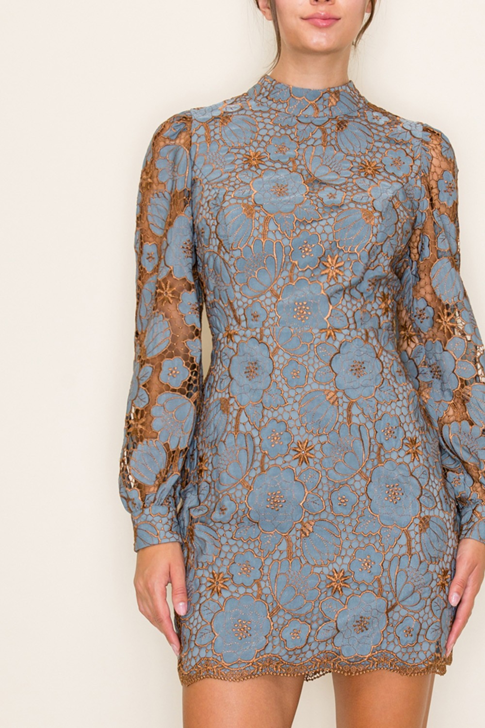 DRESS DUSTY BLUE