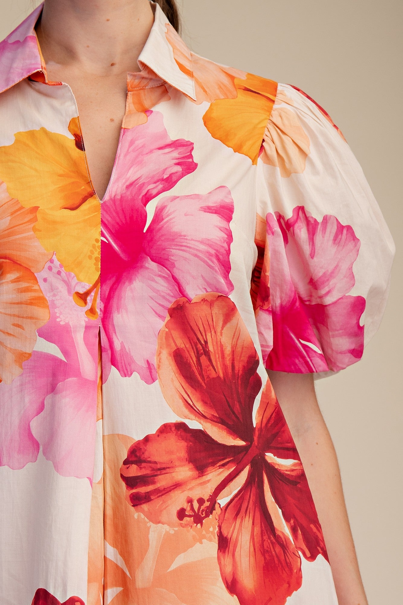 DRESS MIDI FLORA;
