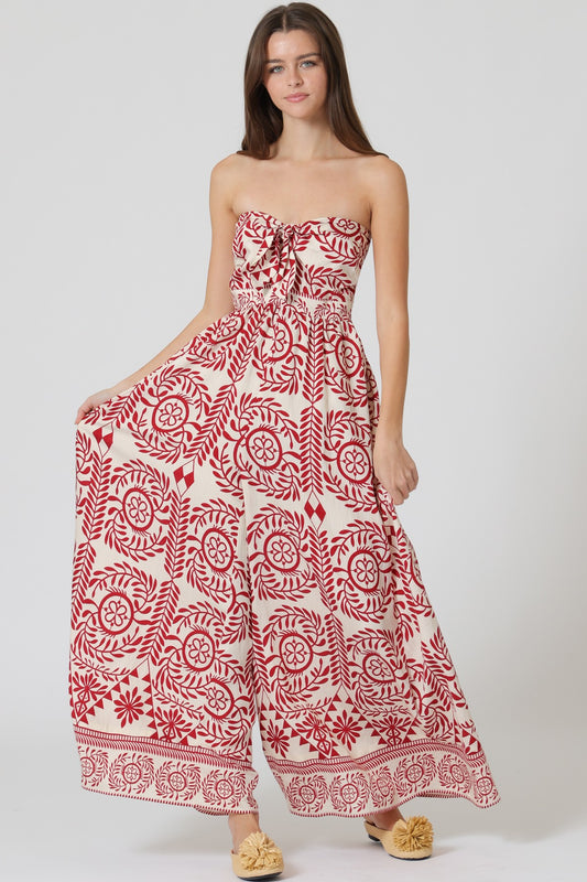 JUMPSUIT RED
