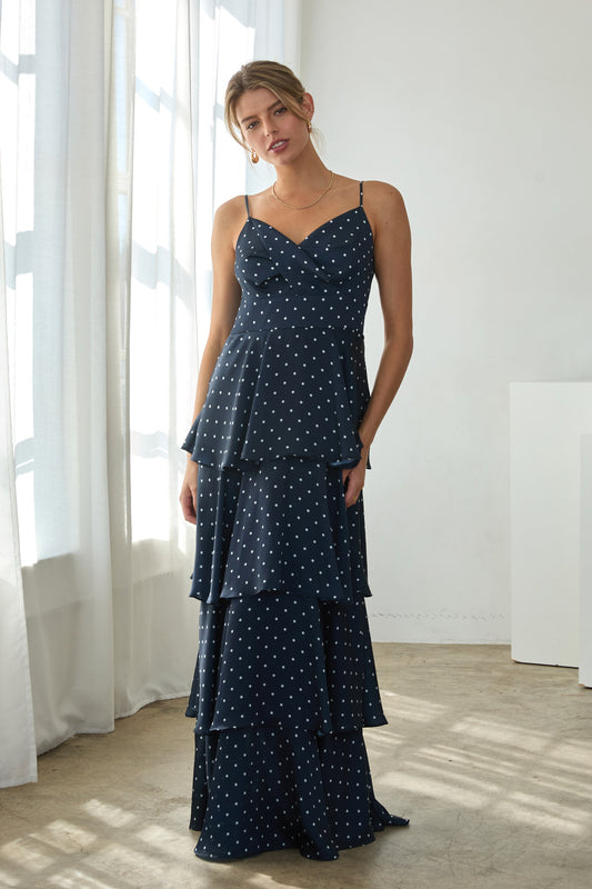 DRESS NAVY-IVORY