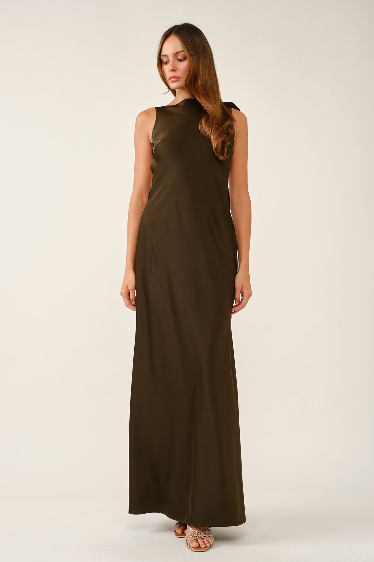 MAXI DRESS BROWN