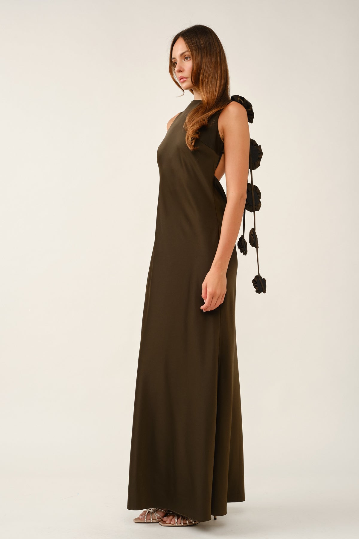 MAXI DRESS BROWN