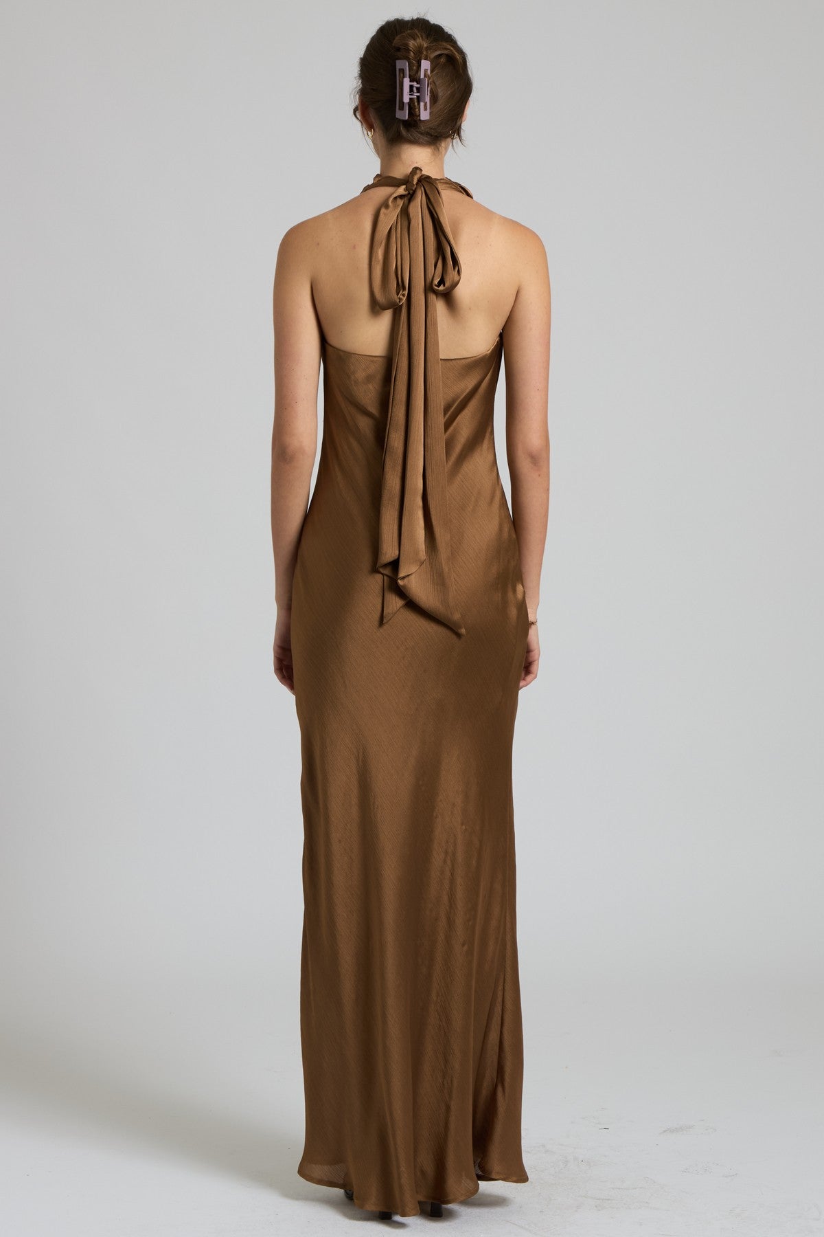 MAXI DRESS BROWN