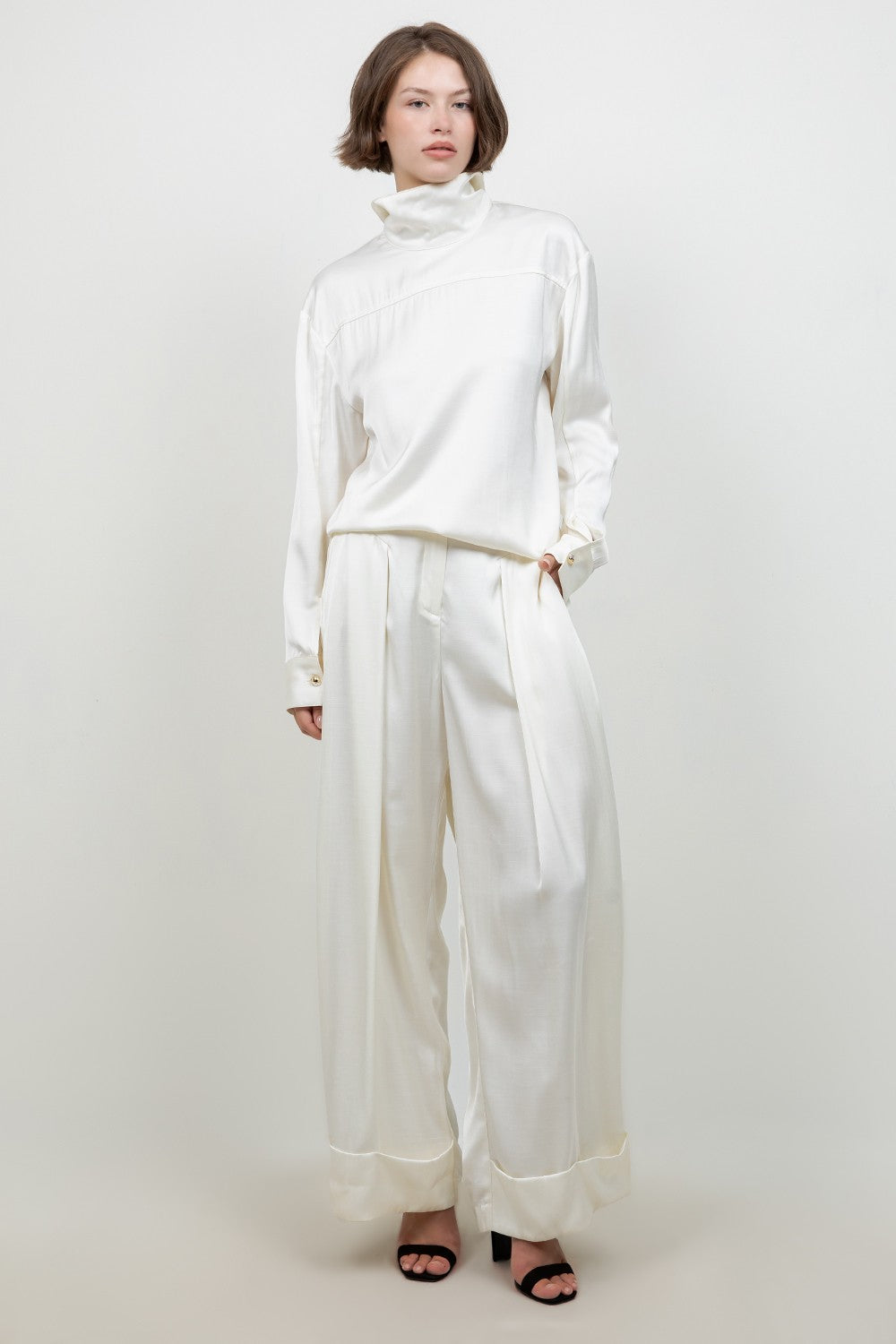 SET. TOP & PATNS IVORY