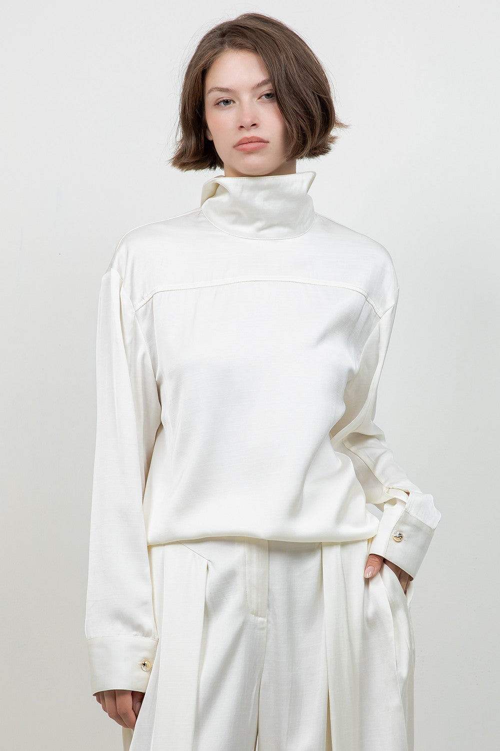 SET. TOP & PATNS IVORY