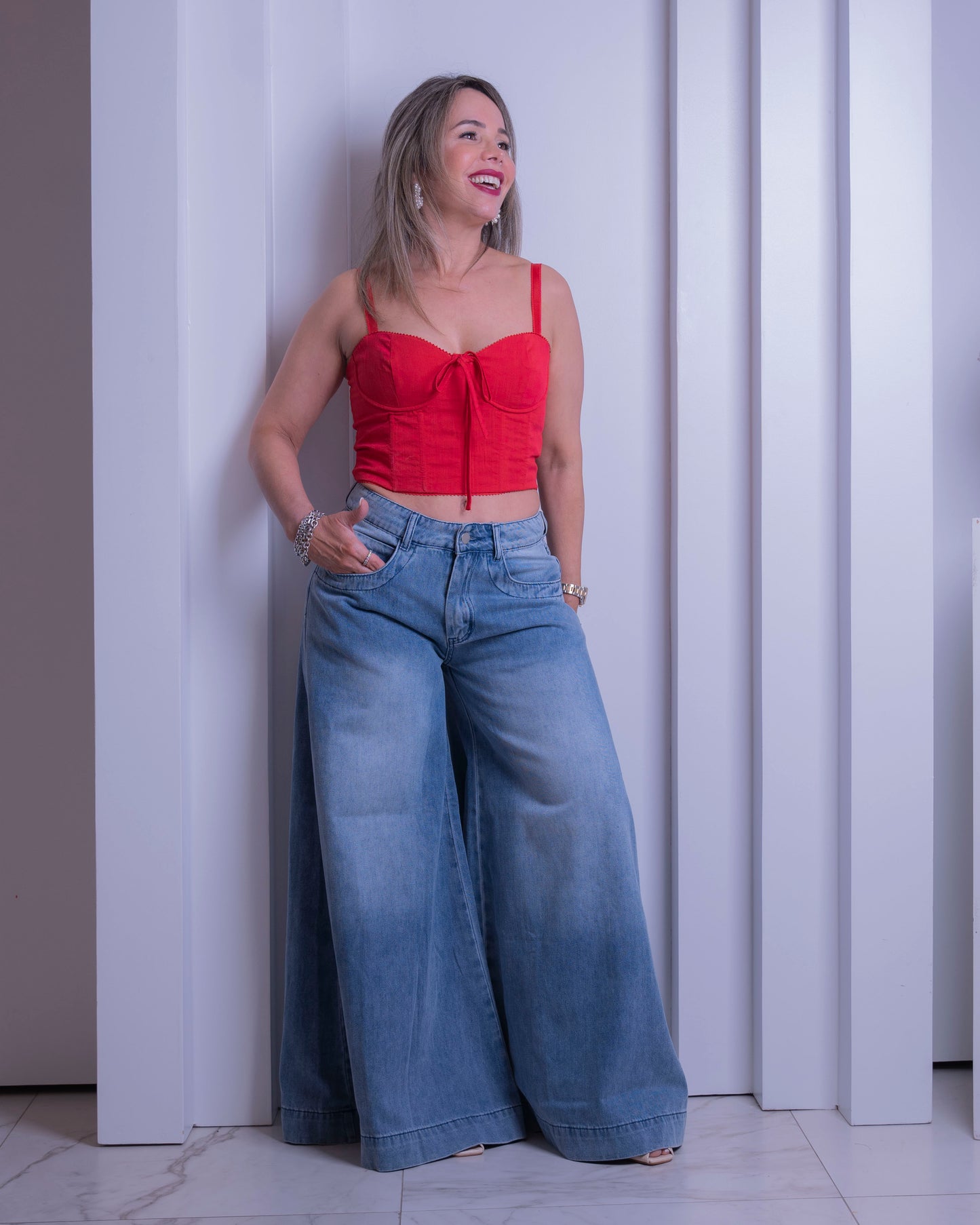 JEANS DENIM BUE