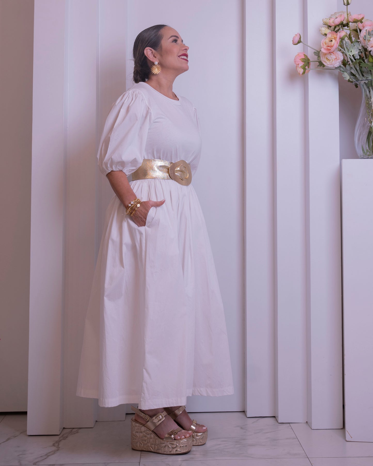 DRESS WHITE