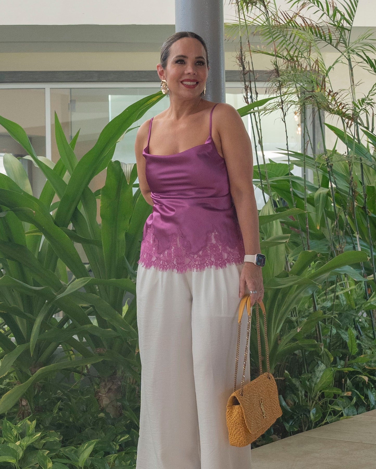 TOP SATIN LACE