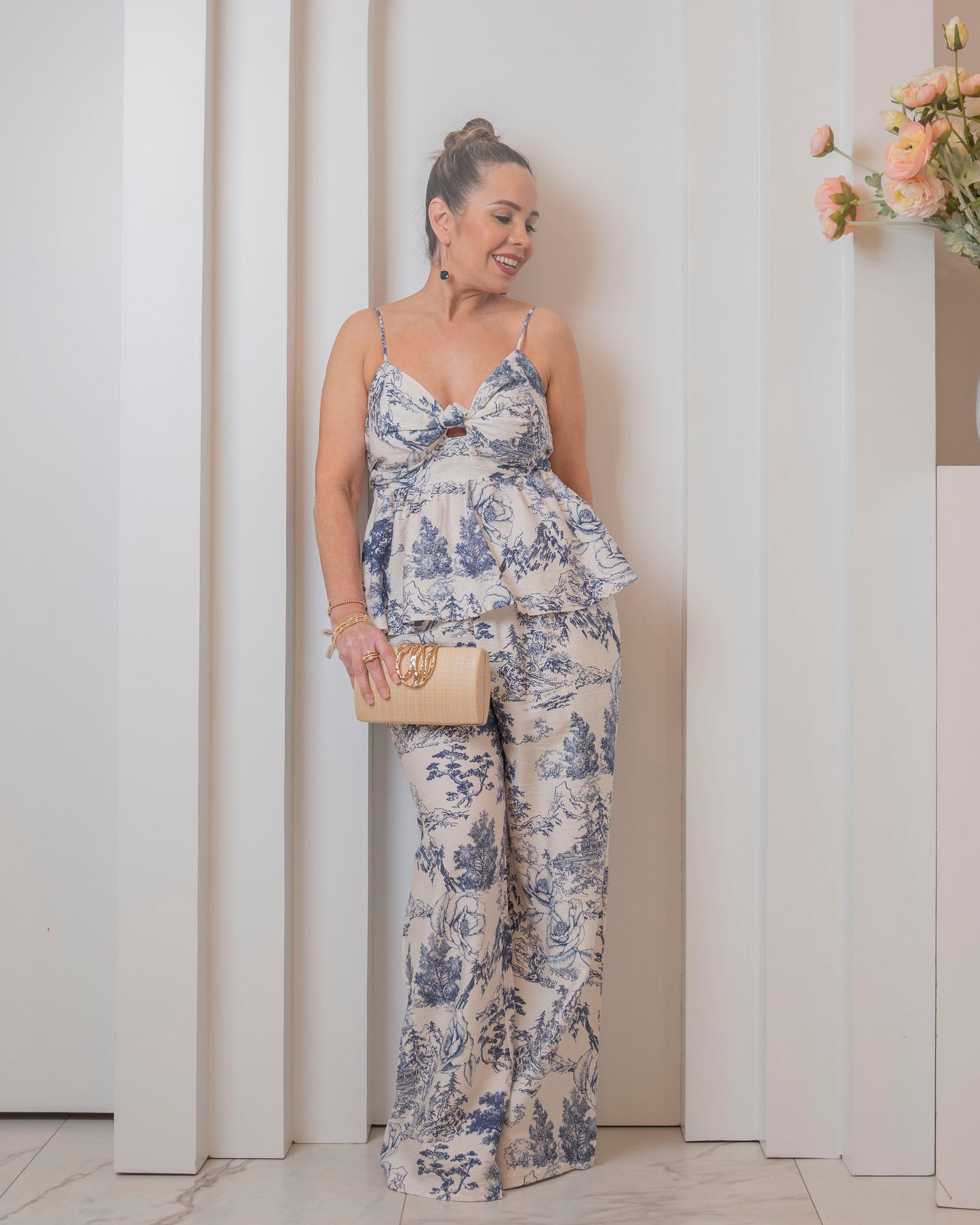 SET. PANTS & TOP NAVY