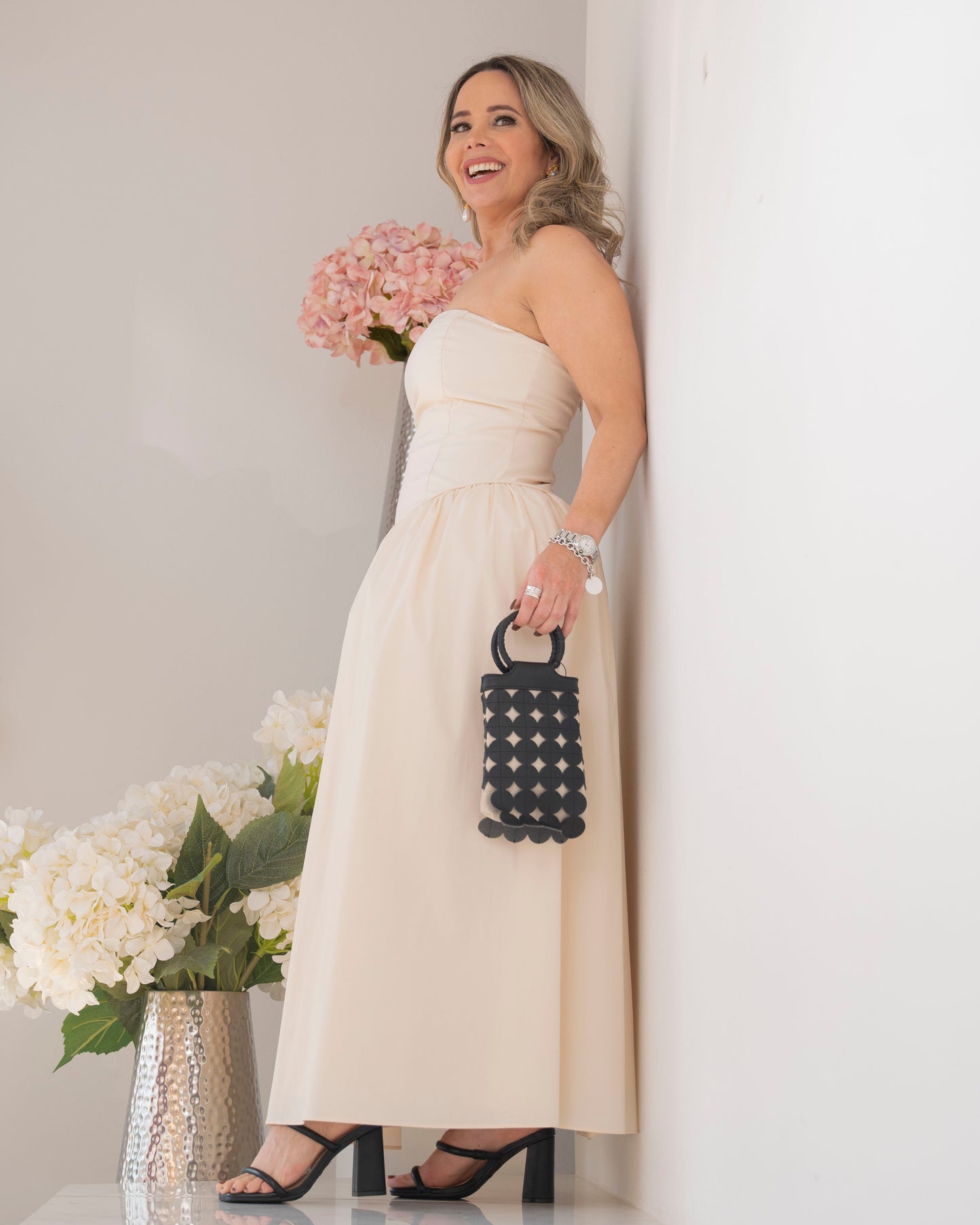 DRESS ECRU