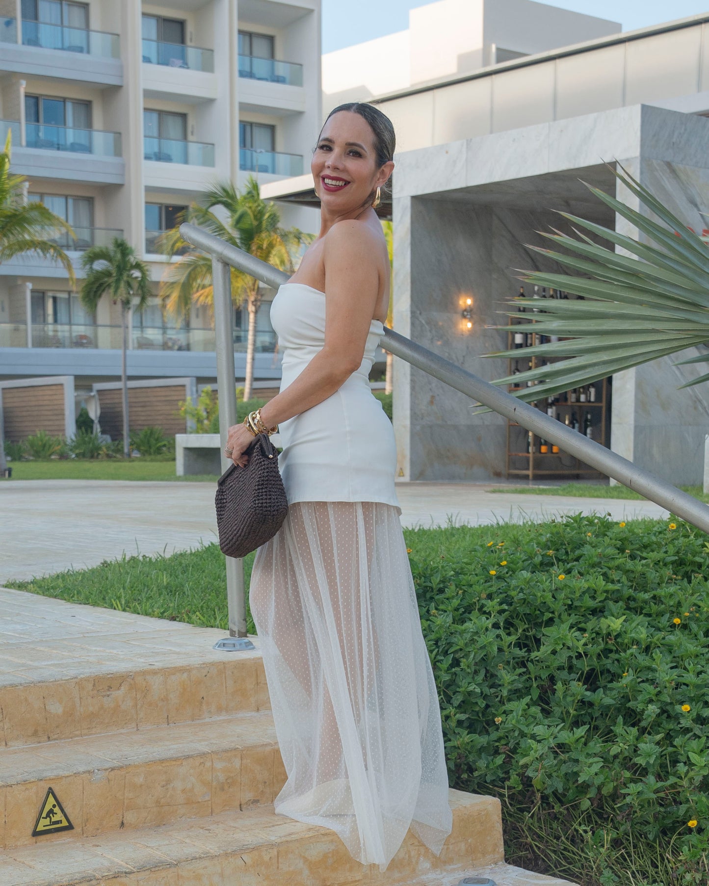 DRESS WHITE LACE
