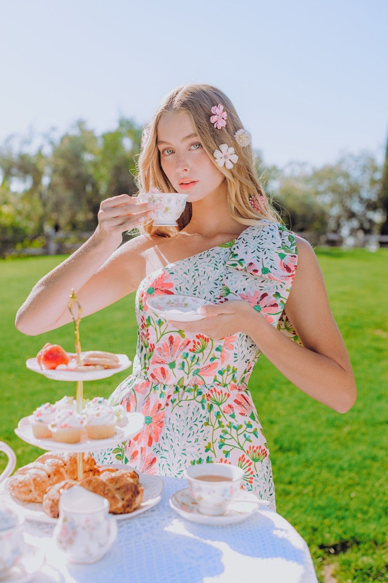 DRESS PINK/GREEN