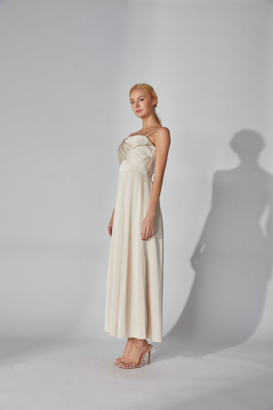 MAXI DRESS BEIGE