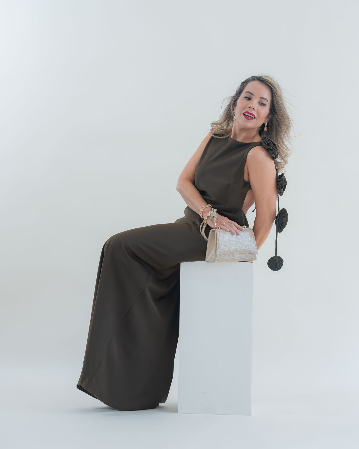 MAXI DRESS BROWN