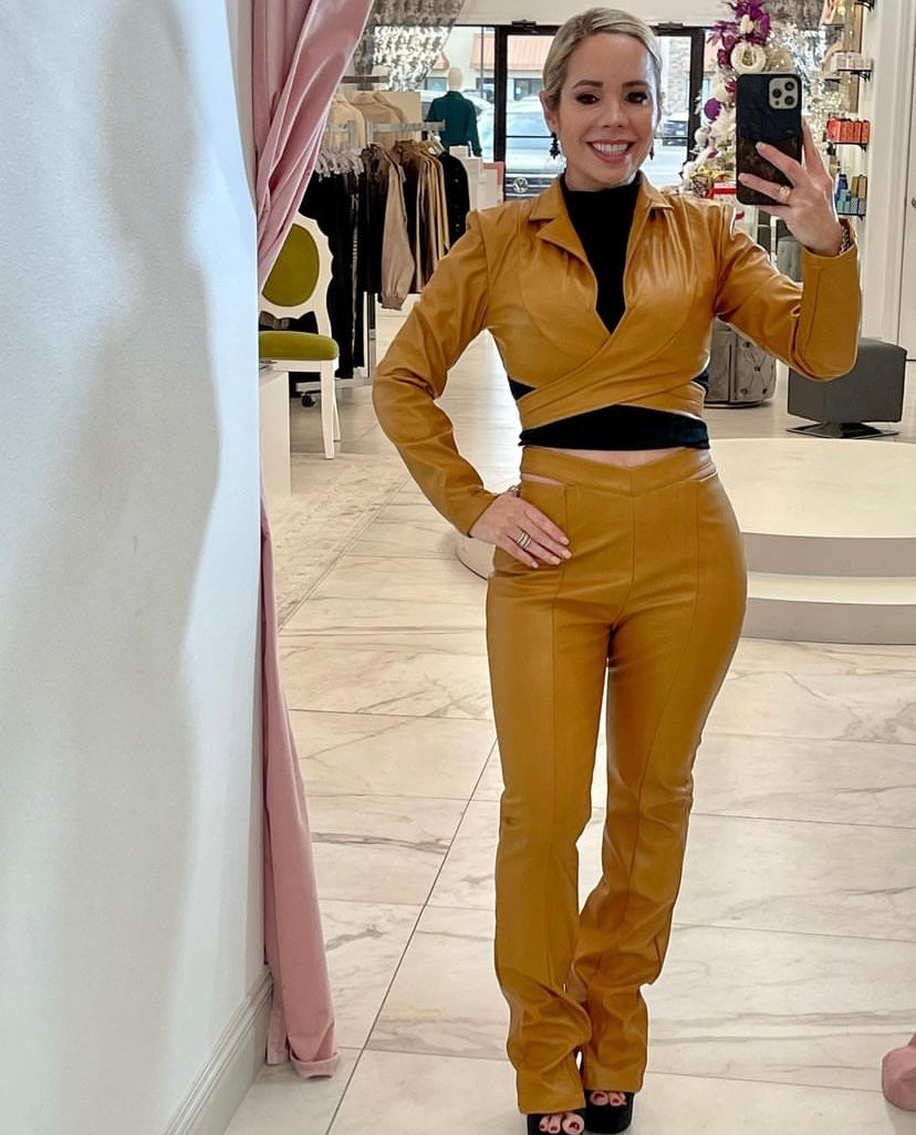 Faux Leather Set