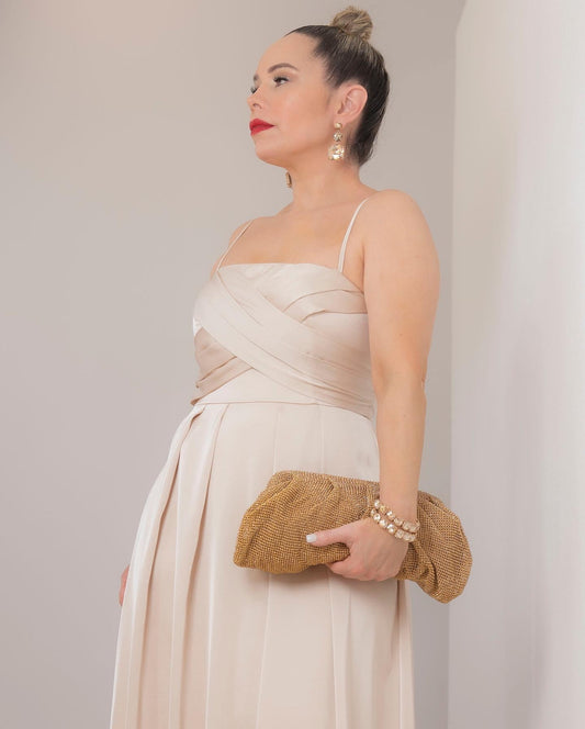 MAXI DRESS BEIGE