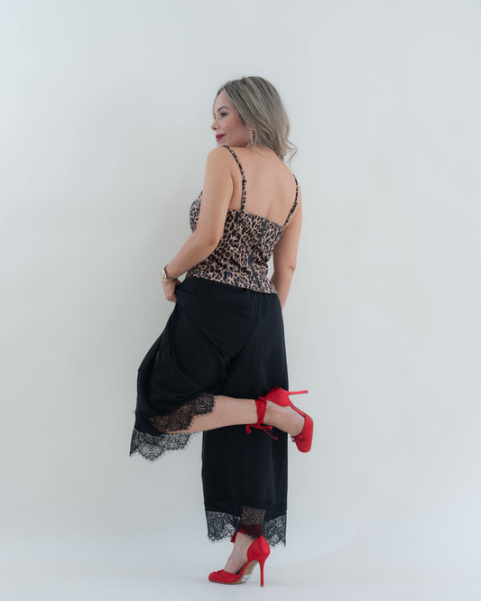 PANTS BLACK LACE