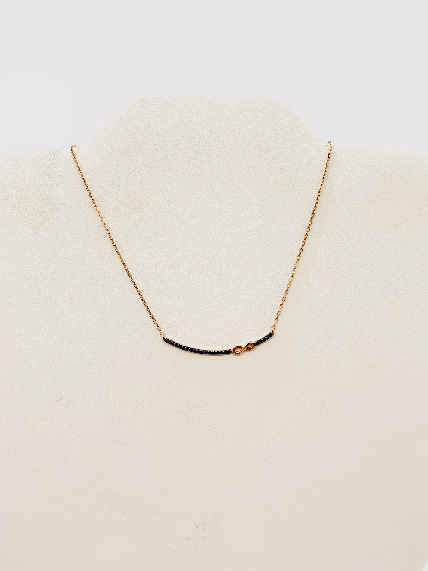 Rose Gold Infinity Necklace