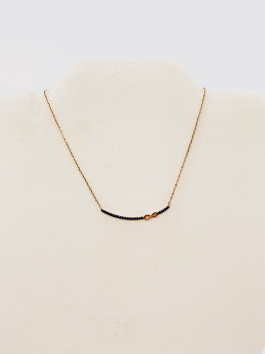 Rose Gold Infinity Necklace