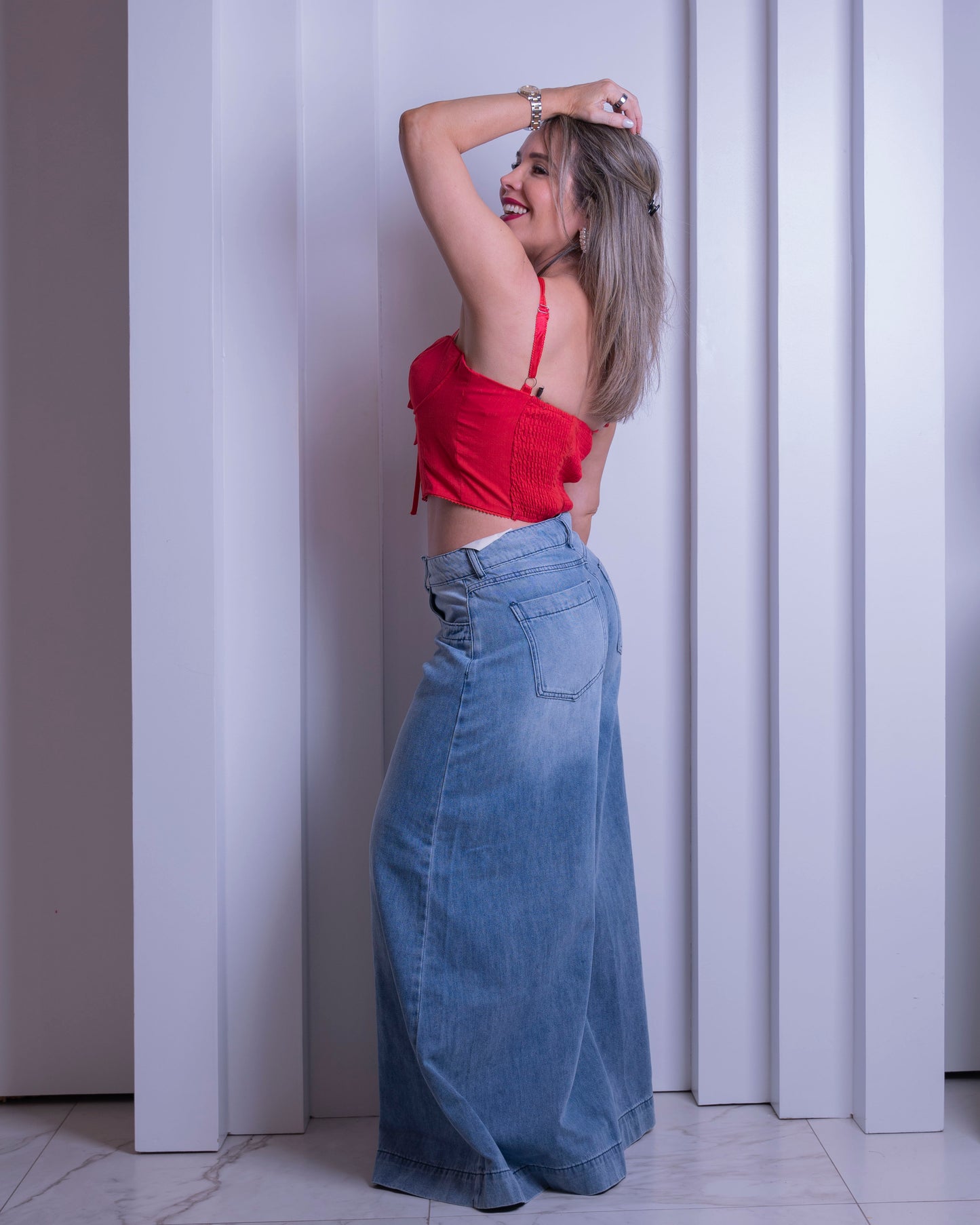 JEANS DENIM BUE