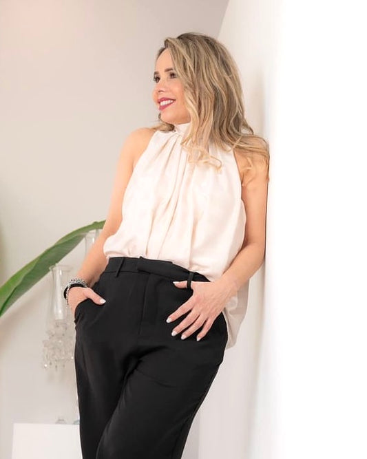 Cream Blouse