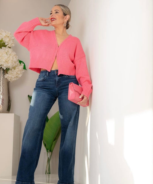 Pink Cardigan