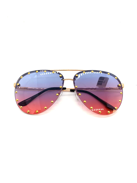 Rounded Dotted Sunglasses