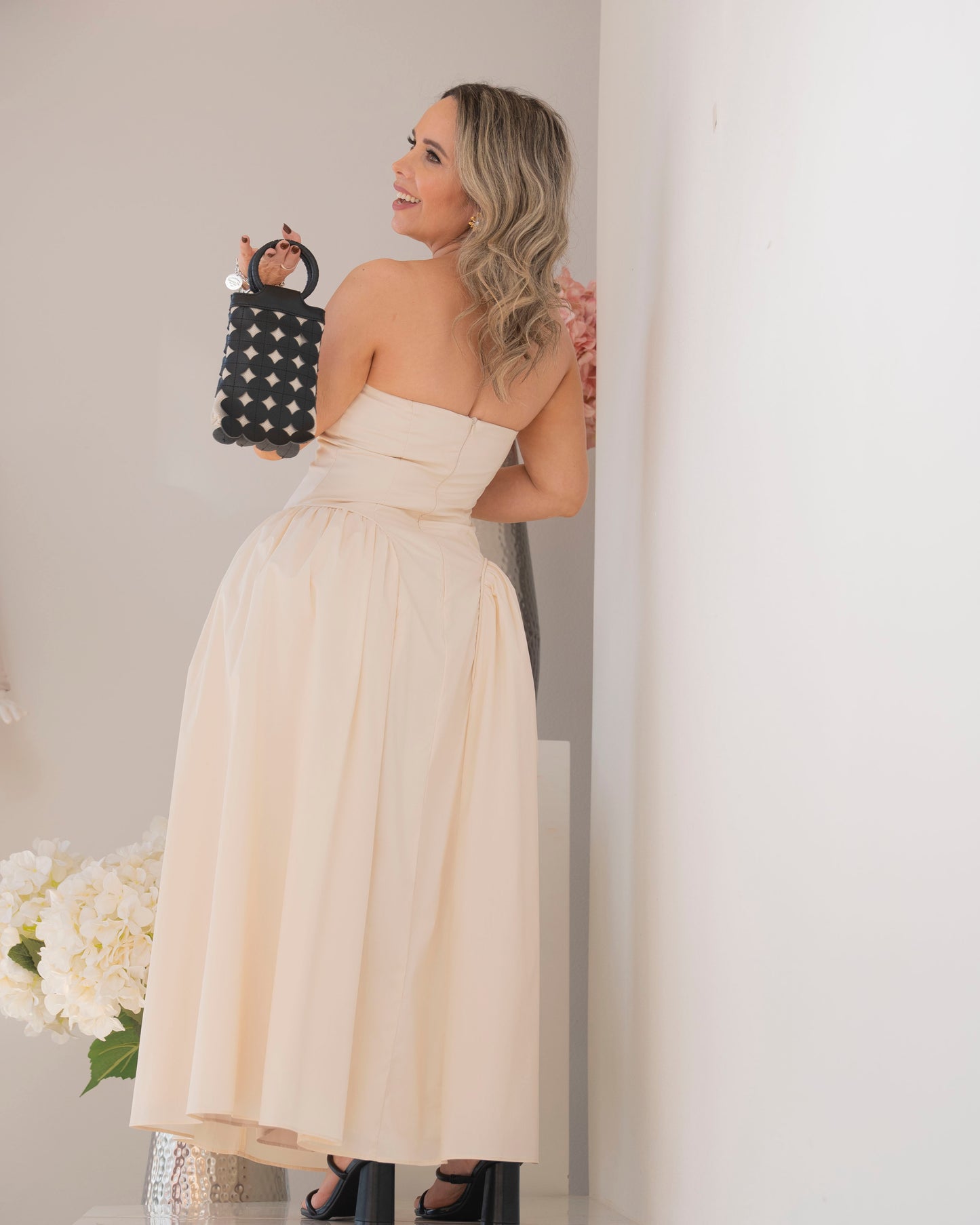 DRESS ECRU