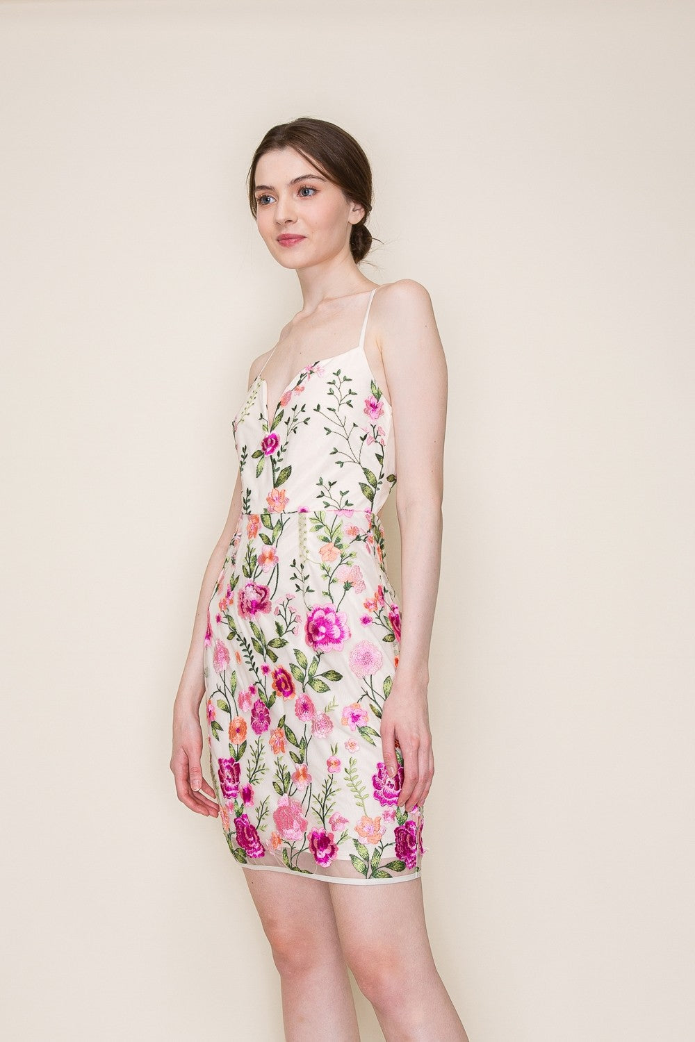 DRESS EMB MULTI