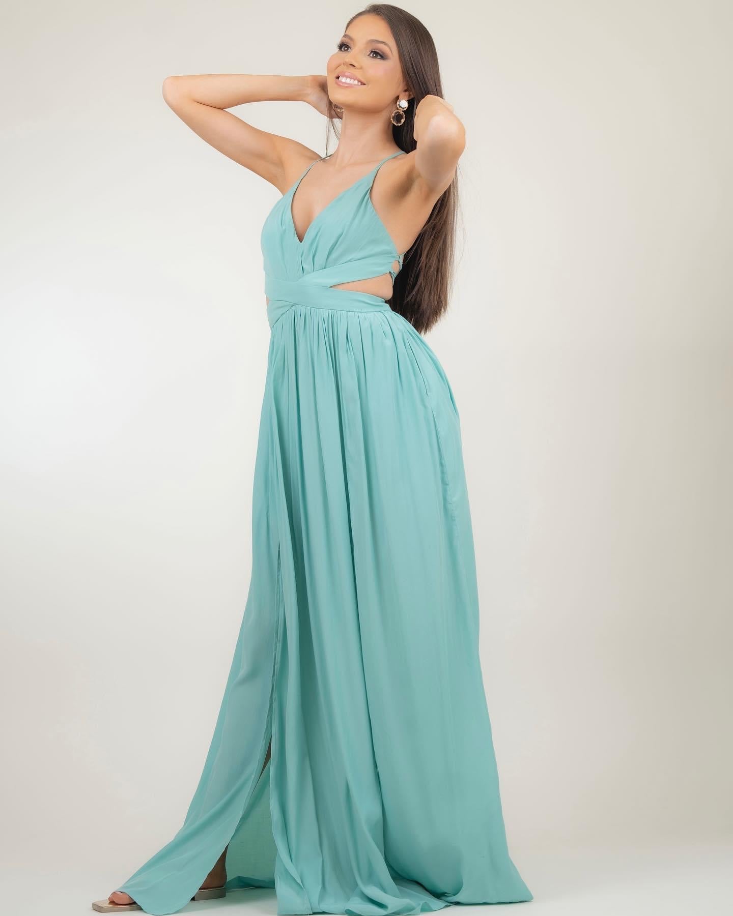 Aqua Maxi Dress
