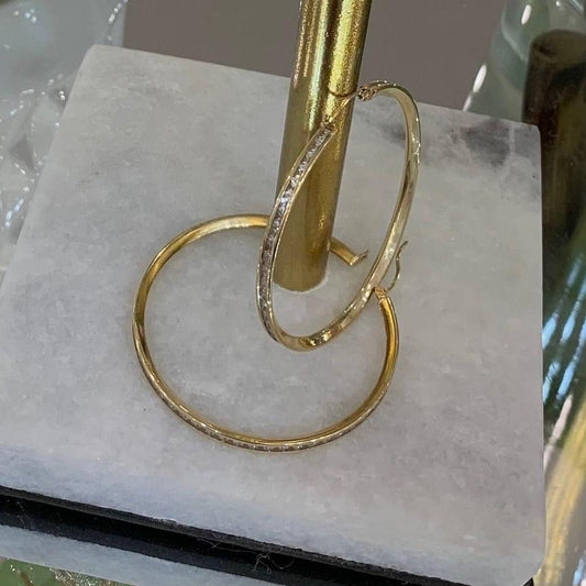 Gold 10K  Hoops