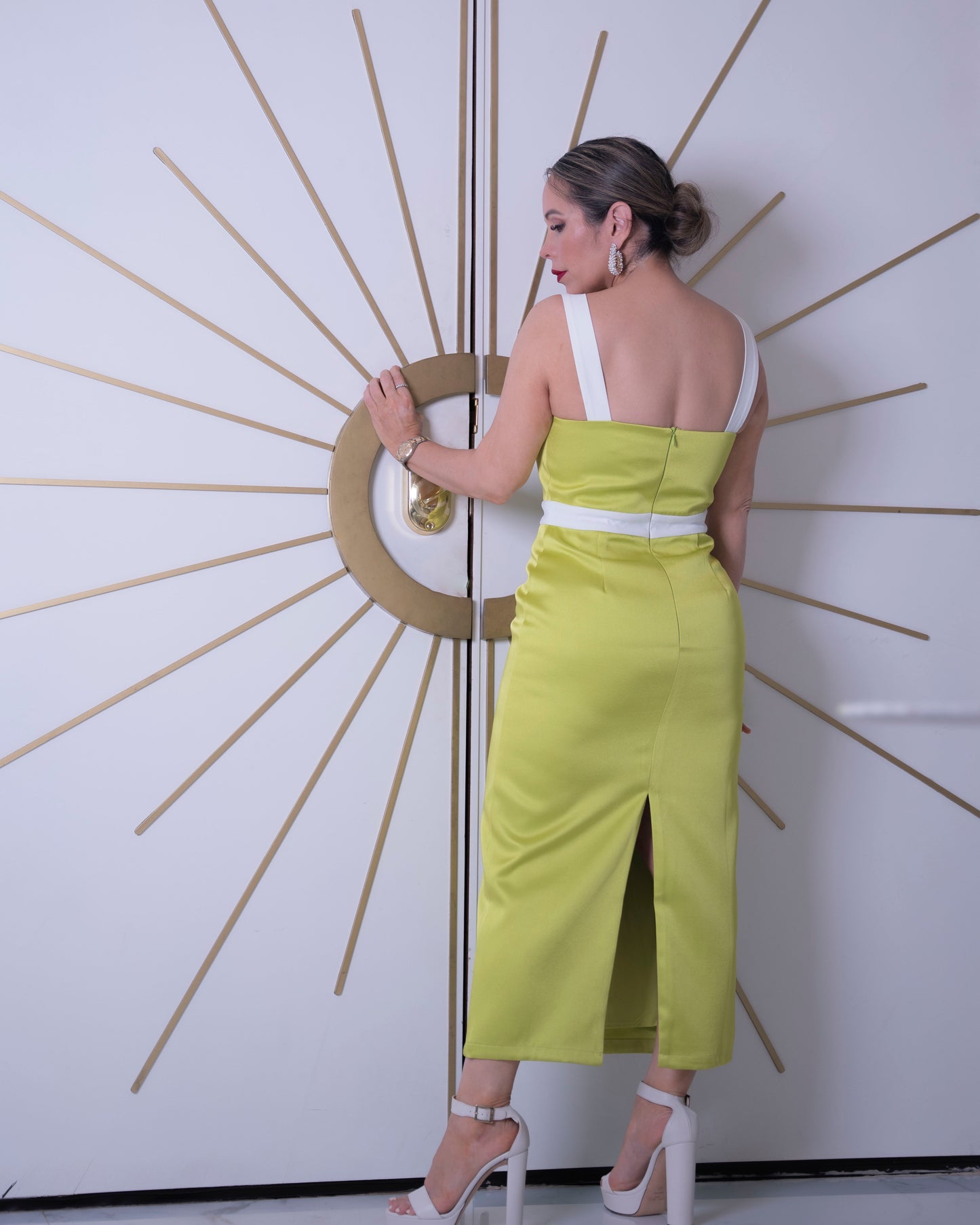 DRESS LIME/WHT