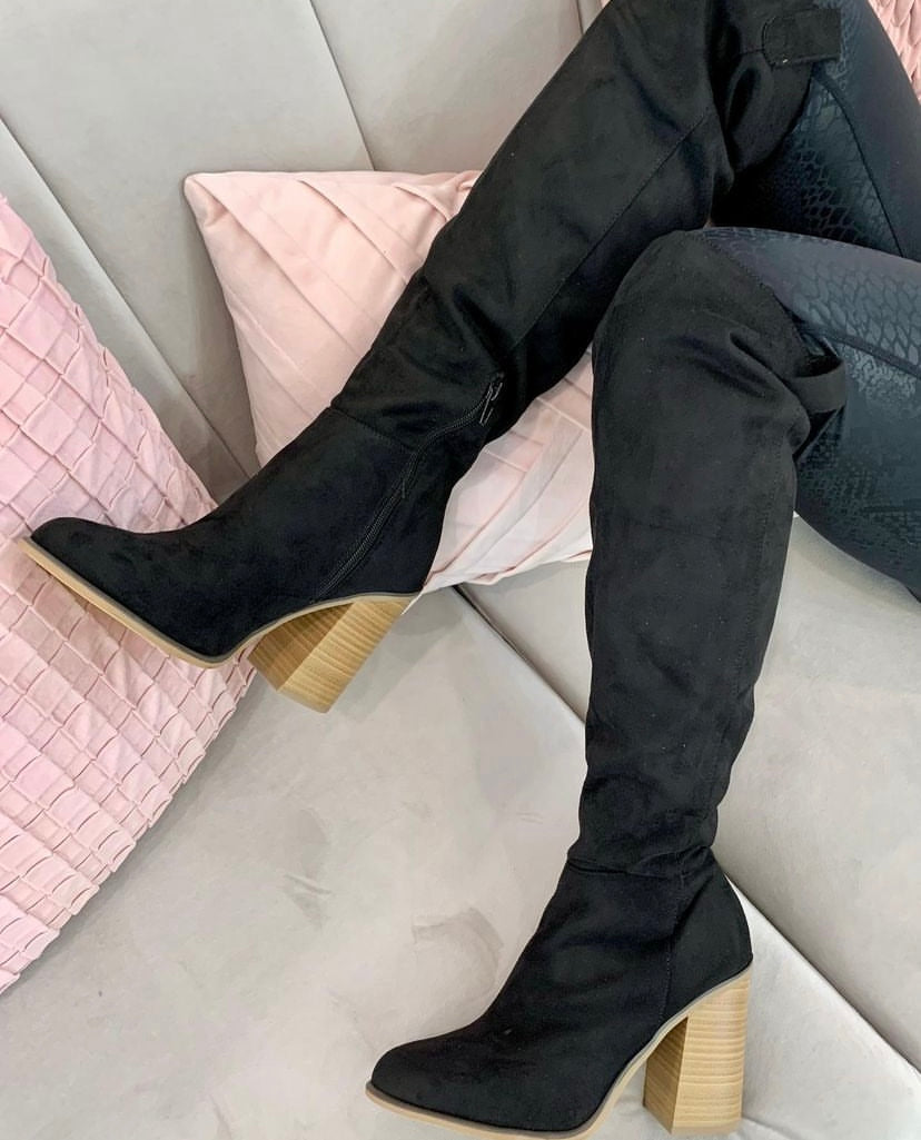 Black High Boots
