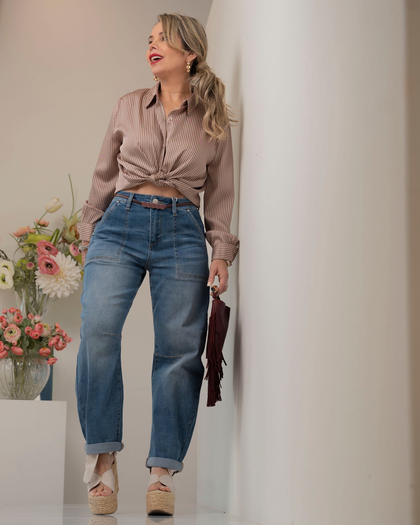 SATIN BLOUSE