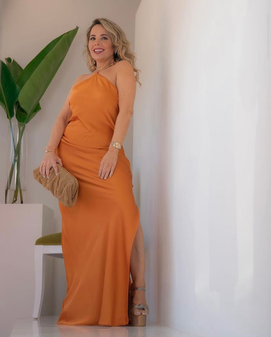 Dusty Orange Dress