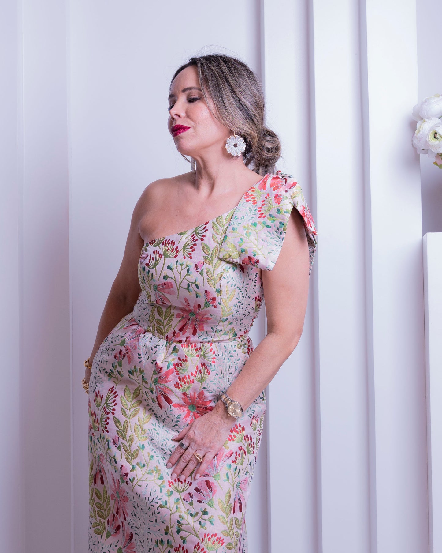 DRESS PINK/GREEN