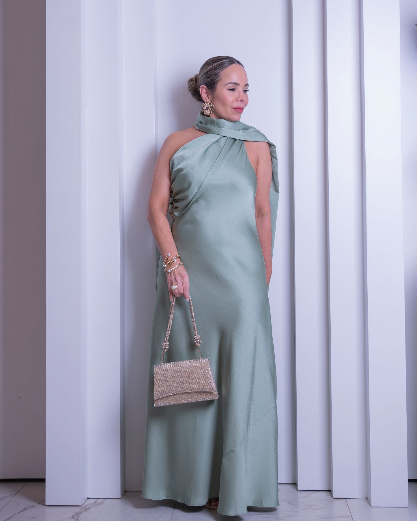 MAXI DRESS SAGE
