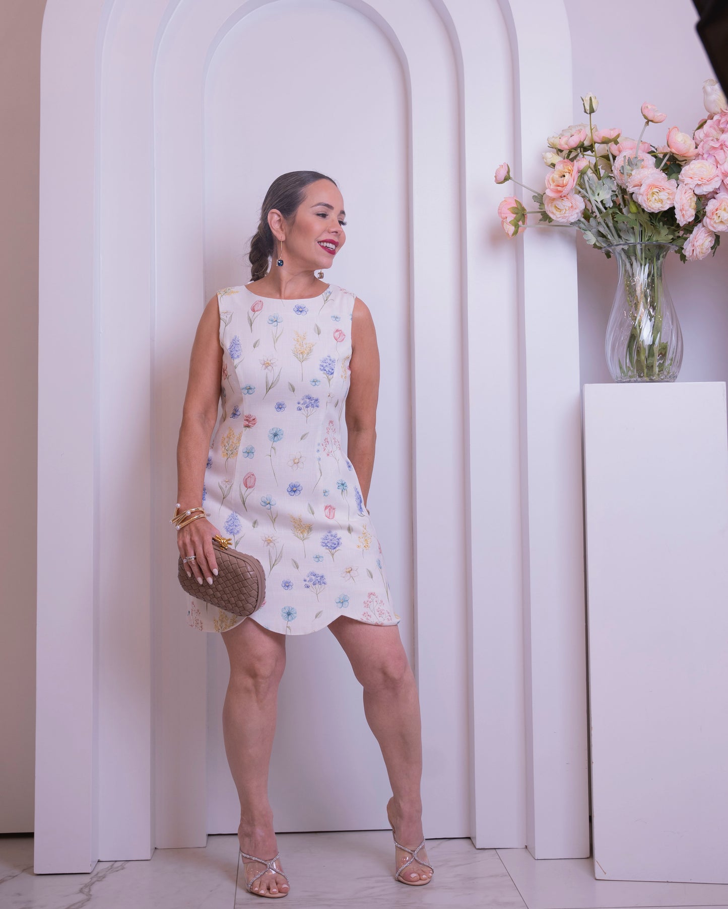 MINI DRESS OFF WHITE