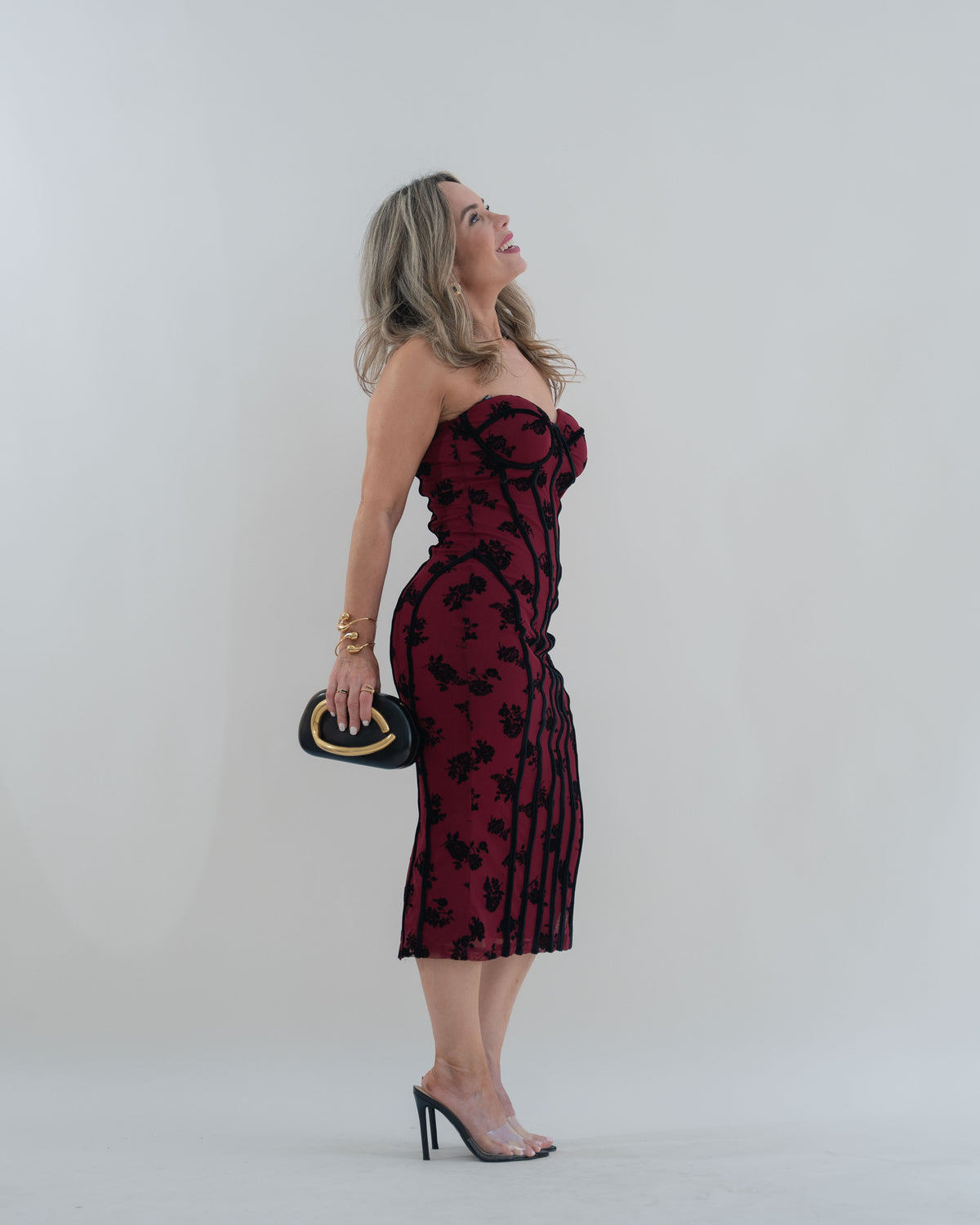 DRESS GURGUNDY