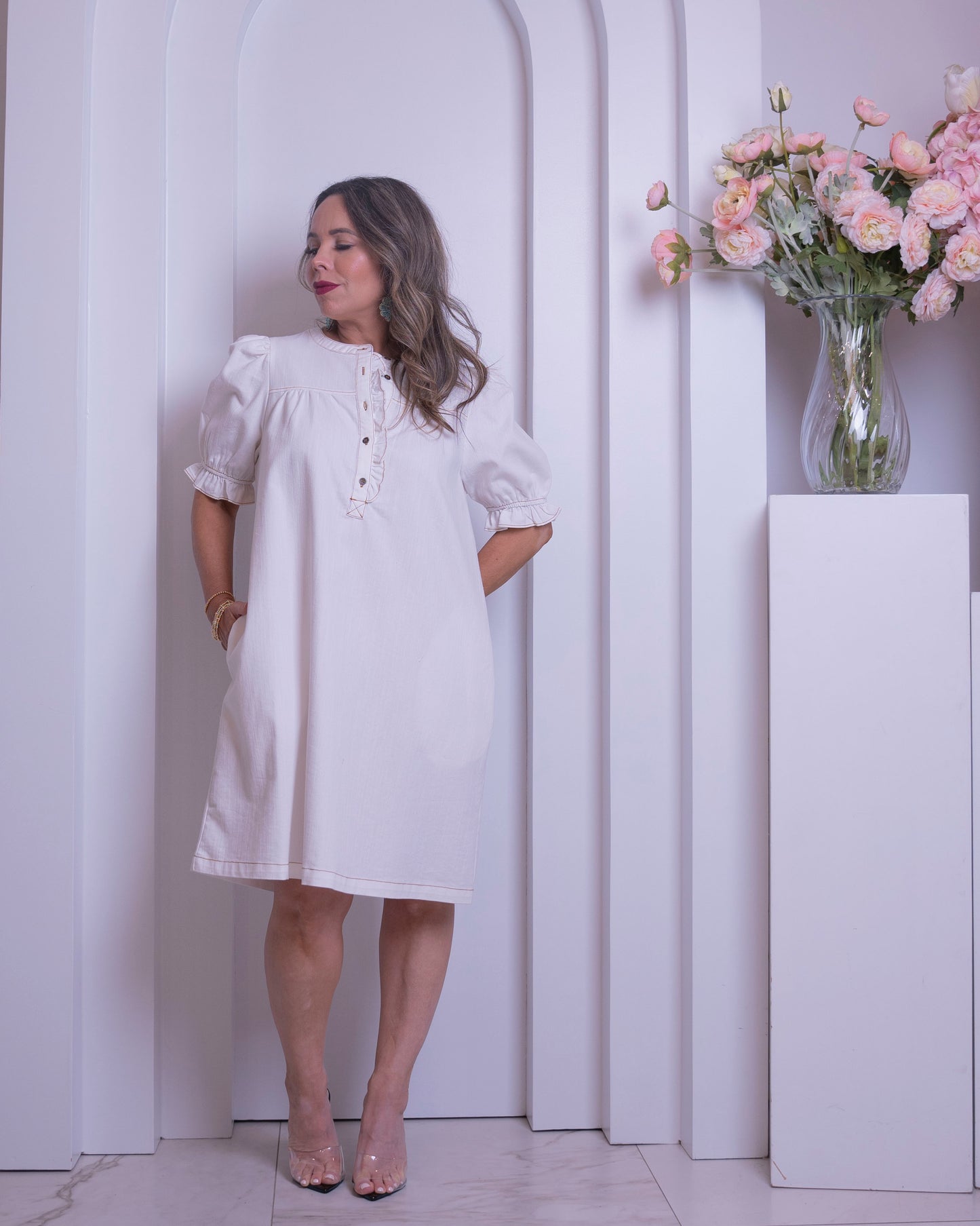 DRESS WHITE