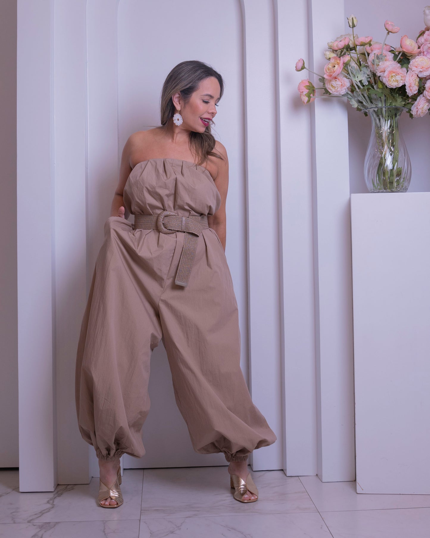 JUMPSUIT SAND