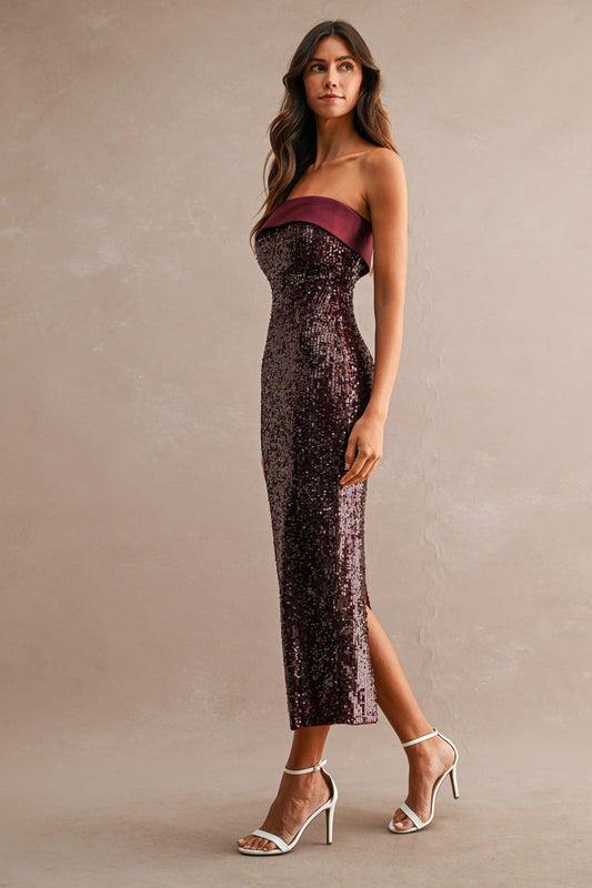 DRESS SEQUIN TUBE